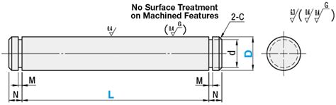Linear Shaft - Retaining Ring Grooves Both Ends, Precision | MISUMI ...
