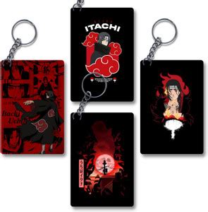 SP CRAFTS Itachi Uchiha Keychain Collection - 4 Unique Anime Designs ...
