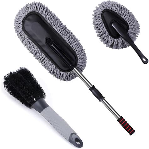 Afrodite Microfiber Car Duster Kit, Interior & Exterior Car Cleaning ...