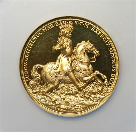 【Sold】【300万円の予算の方必見！】1955年 ルートヴィヒ・ヴィルヘルム 生誕300年記念 20ダカットメダル MS64DPL NGC ...