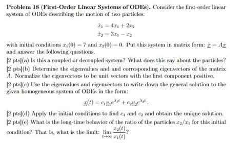 Image result for Linear ODEs Solutions