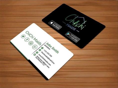 Business Cards with Social Media Icons 的图像结果