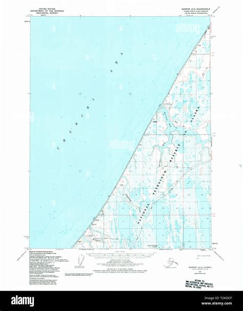 Map of alaska barrow hi-res stock photography and images - Alamy