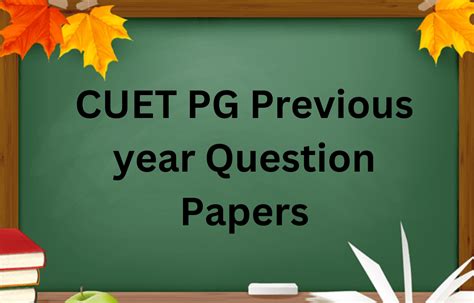 CUET PG Previous Year Question Papers with Answers PDF Download