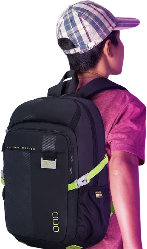 Skybags Chaser 02 "Laptop Backpack (H) Black"