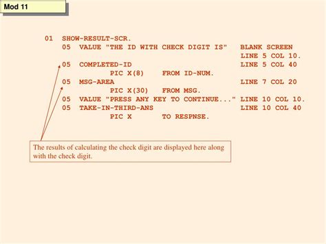 Image result for What Is the Modulo 11 Method for Chack Digit