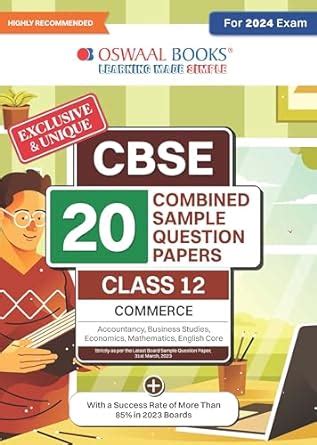 CBSE 20 Combined Sample Question Papers Class 12 Commerce (For Board ...