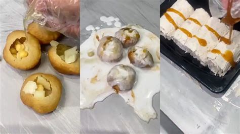 Viral Video: Man Makes Golgappa Ice Cream Rolls With Chutney, Internet ...