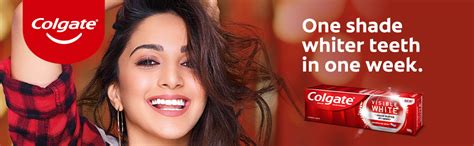 Buy Colgate Visible White teeth Whitening toothpaste, 200gm with ...