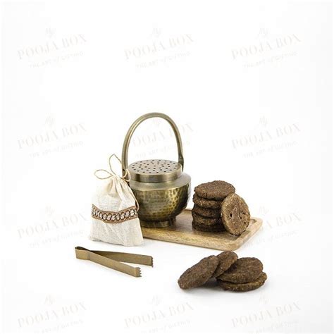 Buy Antique Brass Fumer Set Online in India - Mypoojabox.in