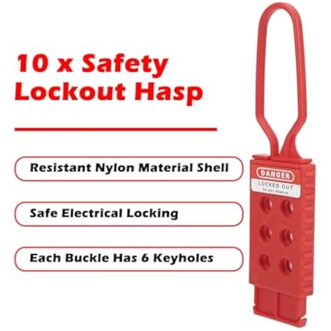 ZLXHDL 10Pack Lockout Tagout Hasp, Tamper-Proof Padlock India | Ubuy