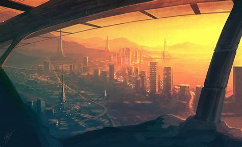 近未来SF都市外観 Future_Citys_S10 | digitalelf