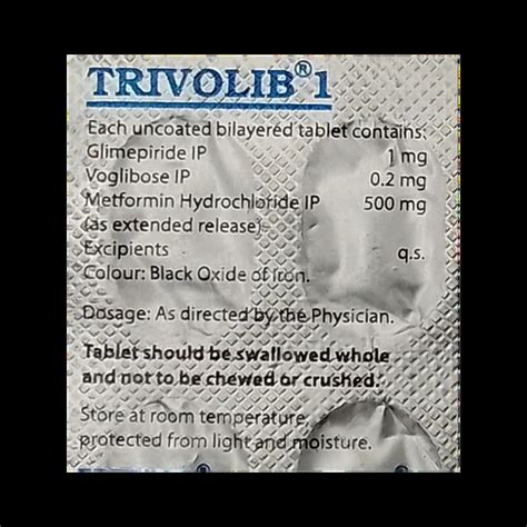 TRIVOLIB 1MG TABLET 15'S Price, Uses, Side Effects & Substitutes | Medkart