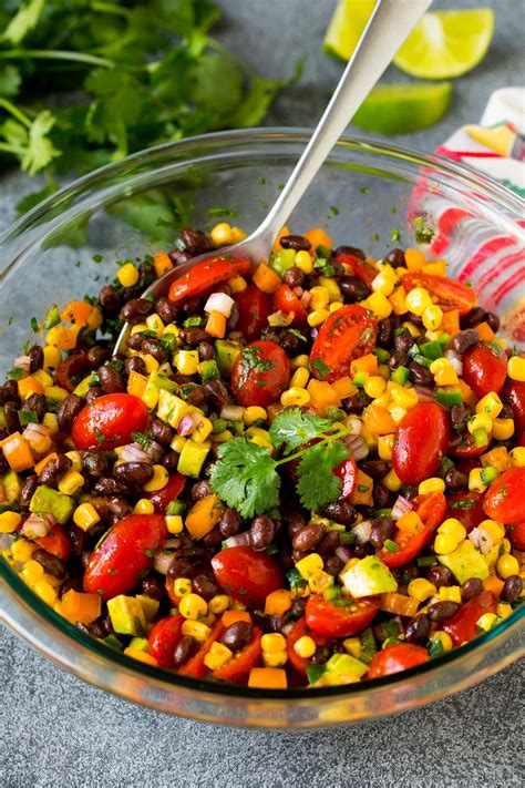 Black Bean Salad Recipe Mediterranean Black Bean Salad With Herbs