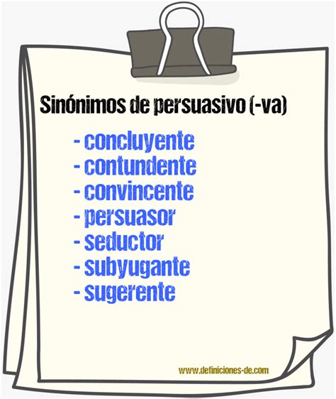 Sinónimos de «persuasivo»