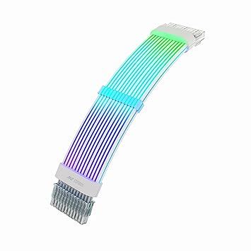 Ant Esports Neon Glow 24PIN ARGB PSU 18AWG Cable Extensions, 5V 3Pin ...