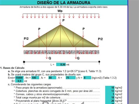 Image result for Steel Truss Design Example XLS