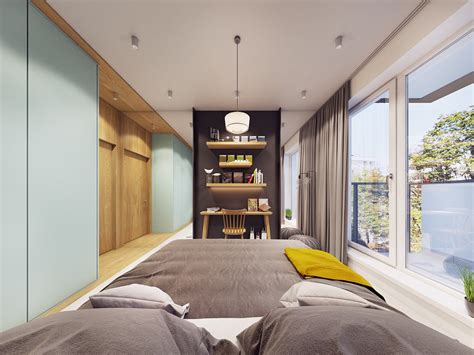 52平米一居室小户型装修图-中国木业网