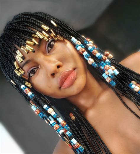African Braid Hairstyles With Beads Ideas | PrestaStyle