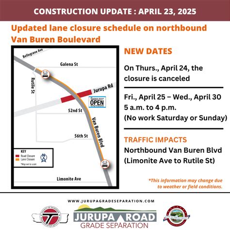 April 23, 2025 - Jurupa Grade Separation Project