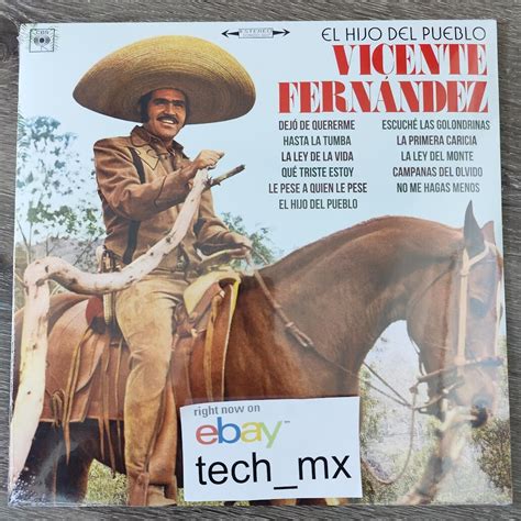 Vicente Fernandez - El Hijo Del Pueblo Vinyl LP NEW Sealed FREE USA ...