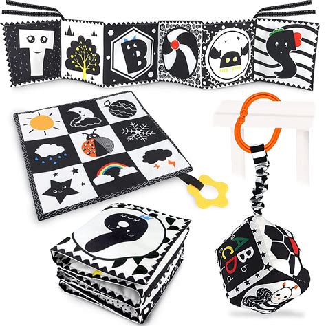 Black And White Sensory Toys For Newborns