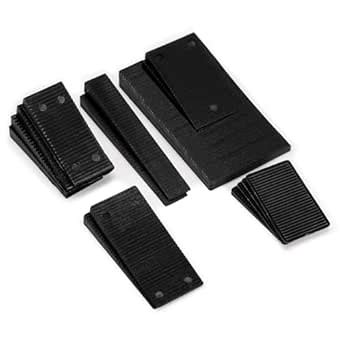 SIDAZON 16 Pack Multiple Size Slopes Black Plastic Composite Shims ...