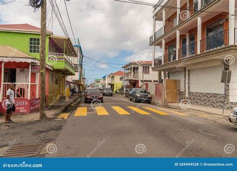 Great St George Street Roseau, Dominica Editorial Stock Photo - Image ...