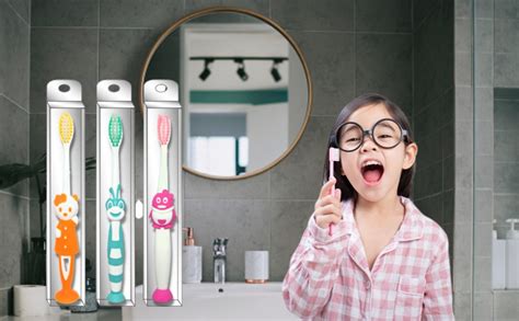 BigBro Baby Kids Boy Girl Toothbrush Extra Soft Bristles with Vacuum ...