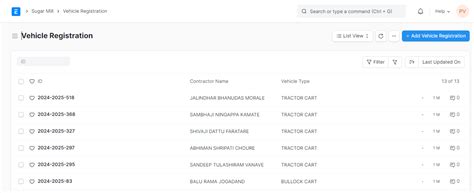 Vehicle Registration