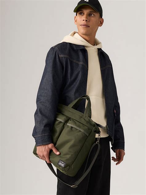 Unisex Olive Solid Tote Bag – Levis India Store