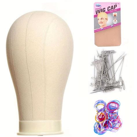 Canvas Wig Head Mannequin for Wig Making and Display – CRAZE