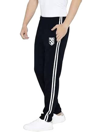 Men's Regular Fit Active Runing Cotton Jogging Trackpants for Men Pack ...