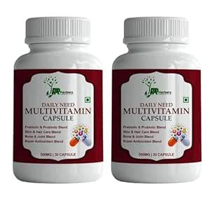 Buy PR Herbal Multivitamin Capsules | 500mg | Daily Health Supplement ...