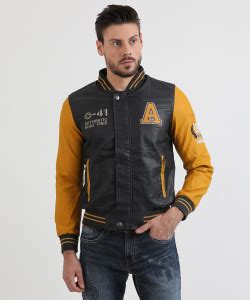 The Indian Garage Co. Full Sleeve Solid Men Bomber Jacket - Buy The ...