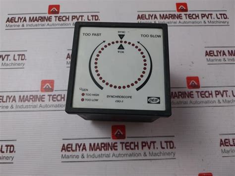 Deif Csq-3 Check Synchronising Relay 230V, 8A, 50/60Hz – Aeliya Marine Tech