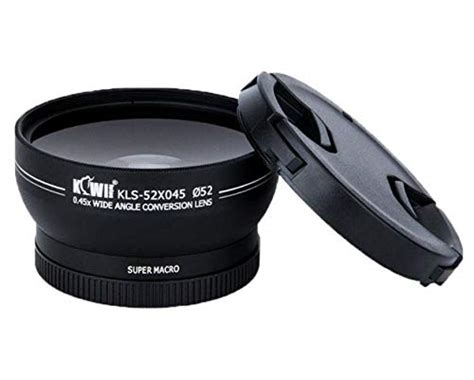 JJC Kiwifotos KLS-52X045 52mm 0.45X Wide Angle with Super Macro ...