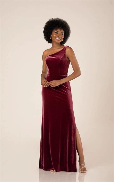 Formal One-Shoulder Floor-Length Bridesmaid Dress | Sorella Vita Bridesmaid Dresses