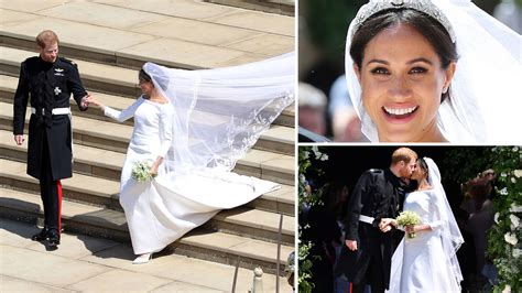 Meghan Markle's £100k wedding dress: Hidden details, rare photos and fascinating story behind it ...