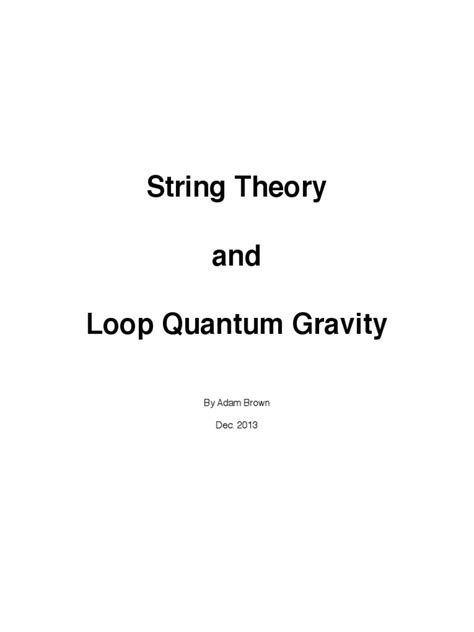 Loop Quantum Gravity vs String Theory 的图像结果