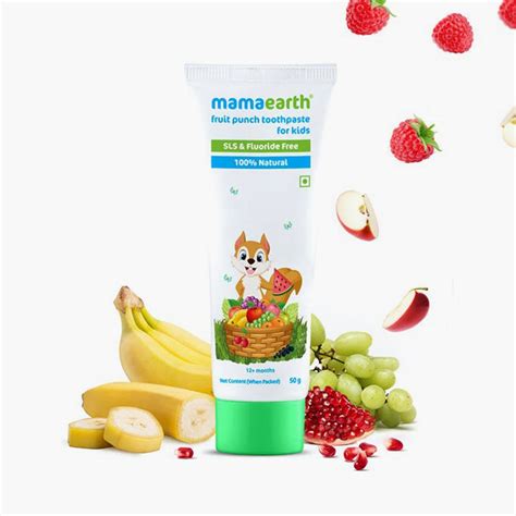 Buy Mamaearth Fruit Punch Toothpaste for Kids - 50 g from Mama Earth at ...