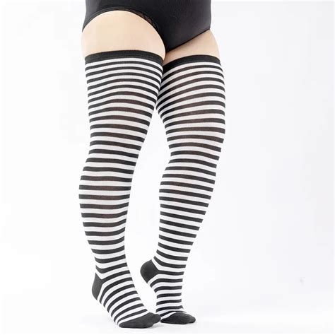 Plus Size Thigh High Socks | Free Shipping!