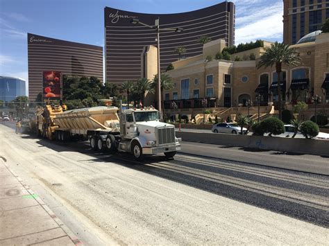 Road Construction On Strip For Las Vegas Grand Prix Moves Along, While ...