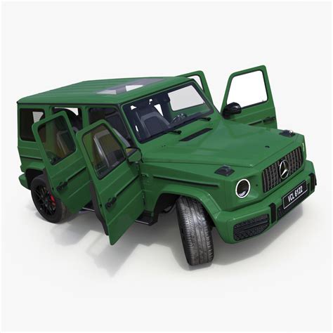 Mercedes-Benz G63 AMG Green Rigged 3D model | 3D Molier International