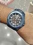TIMEX Stainless Steel Men Blue Round Dial Analog Automatic Watch ...
