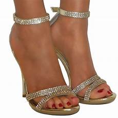 Strappy Heels For Wedding by Diamante Glitter Strappy Ankle Sandals Shoes Heels Strappy Heels For Wedding