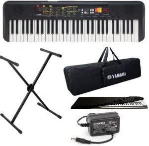 YAMAHA Keyboard Combo with Stand, Dust Cover & Power Adapter PSR F52 ...