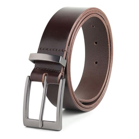 Classic Merlot Men's Slim Leather Belt — MaheTri