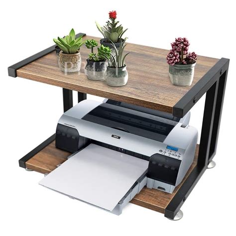 Priti Wood Printer Stand, Multipurpose Storage Shelf for Home, Office ...