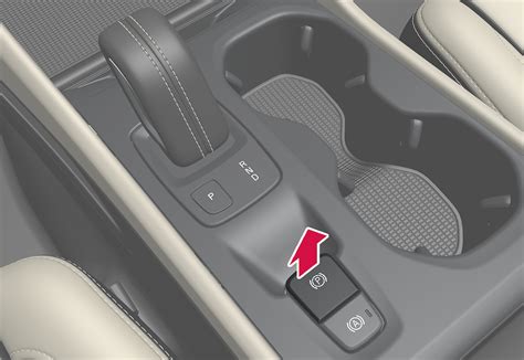 XC40 Activating and deactivating the parking brake | Volvo Support IN
